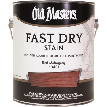 Fast Dry Wood Stain ~ Red Mahogany, 1 Gallon