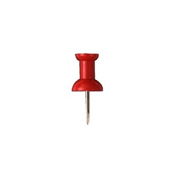 Red Push Pins ~ Pack of 20 