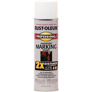 Marking Paint Spray~White 2x Inv 