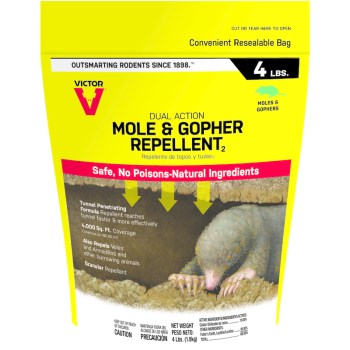 Mole & Gopher Repellent ~ 4 lb
