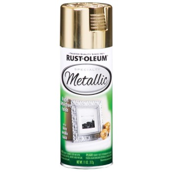 Specialty Metallic Spray Paint,  Gold ~ 11 oz Cans