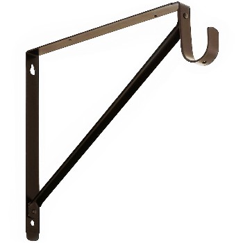 Shelf/Hanging Rod Bracket, Oil Rubbed Bronze