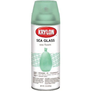 Sea Glass Finish Paint,  Sea Foam ~ 12 oz Spray