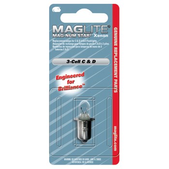 3 Cell Mag-Num Star Xenon C or D Replacement Lamps 1/Pk.