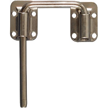 Barn Door Sliding Latch, Nickel ~ 2 - 1/2"