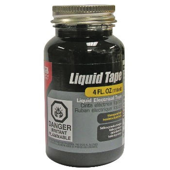 Liquid Electrical Tape,  Black - 4 oz