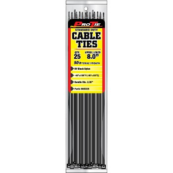  Cable Ties ~ 8in. 25pk
