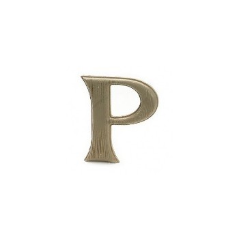 House Letter P,    Simulated Wood-Grain Letter ~ 7"