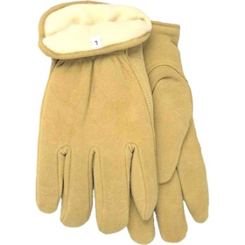 Split Deerskin Gloves - Lined - Small