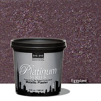 Metallic Plaster~  Eggplant, Gallon 