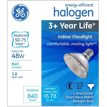 Floodlight,  Indoor Halogen PAR30 ~ 48W
