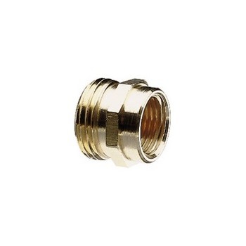 Male & Female Hose Connector, Brass ~ 3/4"