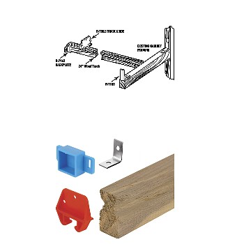 Drawer Track Repair Kit ~ Wood