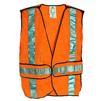 Safety Vest, Fluorescent Orange ~ Class 2