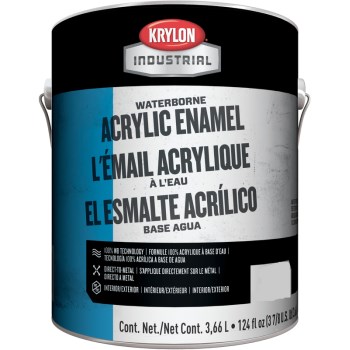Direct to Metal Acylic Enamel Topcoat , Semi-Gloss White~ Gallon