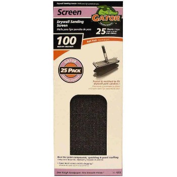 4-1/4"x11-1/4" 100 Grit Drywall Sanding Screen