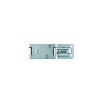 Zinc Double Hinge Safety Hasp, visual pack 34  4 - 1 / 2 inches.