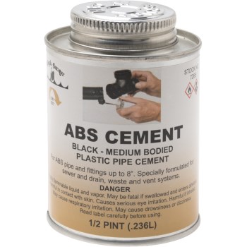Abs Black Cement ~ 8 oz