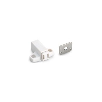 Touch Latch - Single Magnetic - White