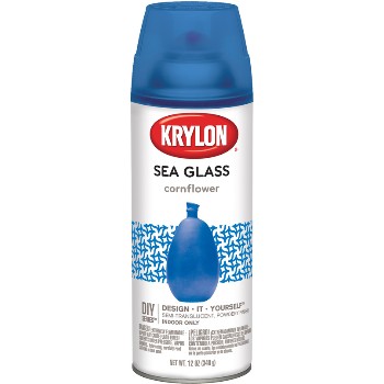 Sea Glass Finish  Paint,  Cornflower ~ 12 oz Spray