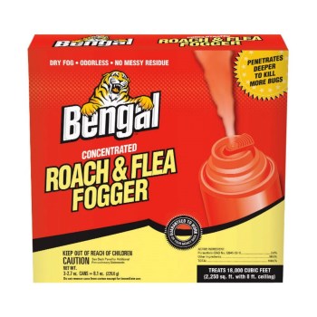 Bengal Concentrated Roach & Flea Fogger Pack ~ 2.7 oz Cans