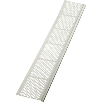 Snap Gutter Cover, White ~ 3' x 6.5"