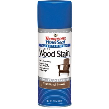 Waterproofing Exterior Stain, Trad'l Brown  ~ 12 oz  