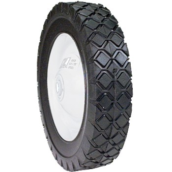 Lawnmower Wheels- Rubber w/Steel Wheel - 8 x 1.75"