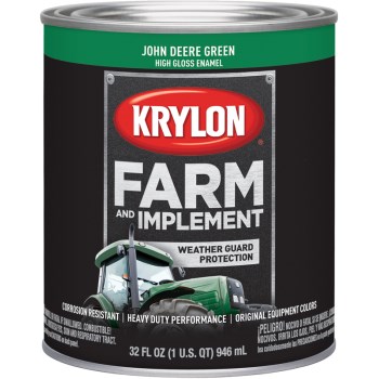 Krylon Farm and Implement Paint, John Deere Green ~ Quart