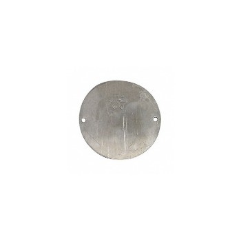 Round Cover Blank, Weather Proof Gray 4 inch