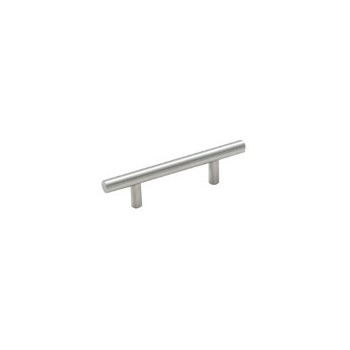 Bar Pull - Contemporary Stainless Steel Finish - 3 inch