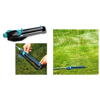 Rectangular Oscillating Sprinkler with On/Off Flow Control ~ Approx 7 1/2" x 20 2/3" x 3 1/2"
