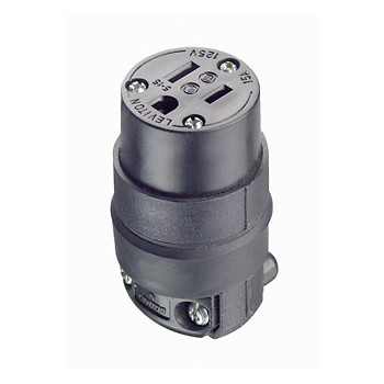 Connector, Female ~ Rubber, 15A-125V