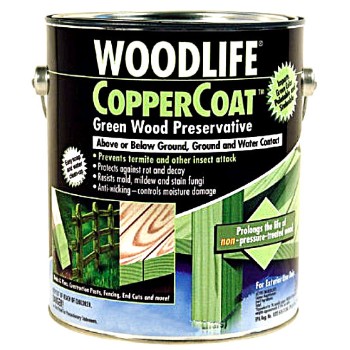 Wood Preservative, CopperCoat Green ~ Quart 