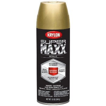 SuperMaxx Metallic Finish Spray Paint, Gold