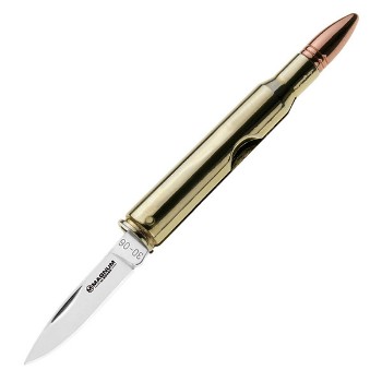 Magnum 30-06 Bullet Knife, Shell Handle, Plain w/Keyring