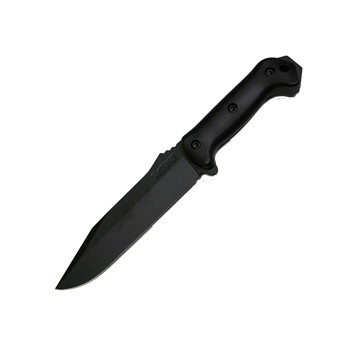Becker Combat Utility, Black GFN Handle, Black Blade, Plain