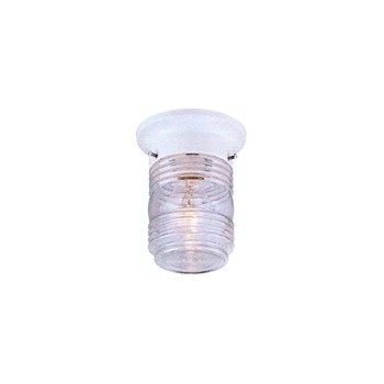 Outdoor Ceiling Fixture, White 