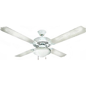 Ceiling Fan, Jamaica-Indoor/Outdoor ~ White/52"