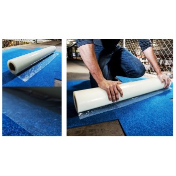 Temporary Carpet Protection Shield, Self Adhesive ~ 24" x 50 Ft