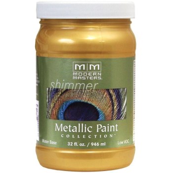 Metallic Paint, Pale Gold 32 Ounce