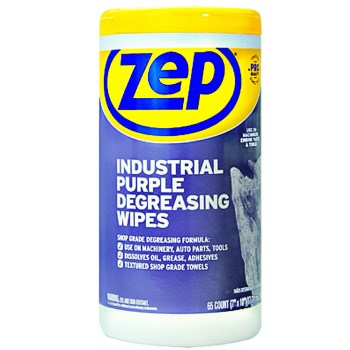 Degreaser Wipes, One Container of 65 Wipes ~ 7" x 10"