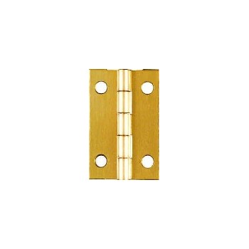 Solid Brass/Pb Hinge, Visual Pack 1801 1 - 1/2 x 1 inches 
