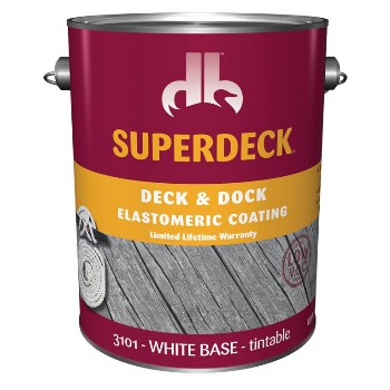 Deck & Dock Elastomeric Coating ~ White/Gallon