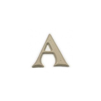 House Letter A,  Simulated Wood-Grain Letter ~ 7"