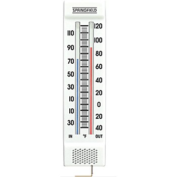 Thermometer ~ Indoor/Outdoor,  9.25"