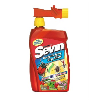 Sevin Bug Killer Ready to Spray  ~ 32 ounces