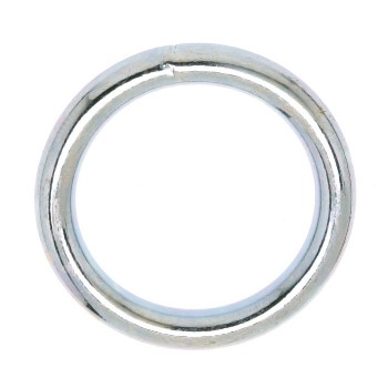 Welded Ring - Nickel Finish - 2"