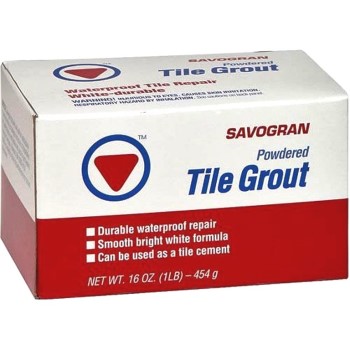 Powdered Tile Grout,  White ~   1 Lb.