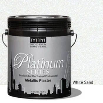 Metallic Plaster,  White Sand ~ Gallon 